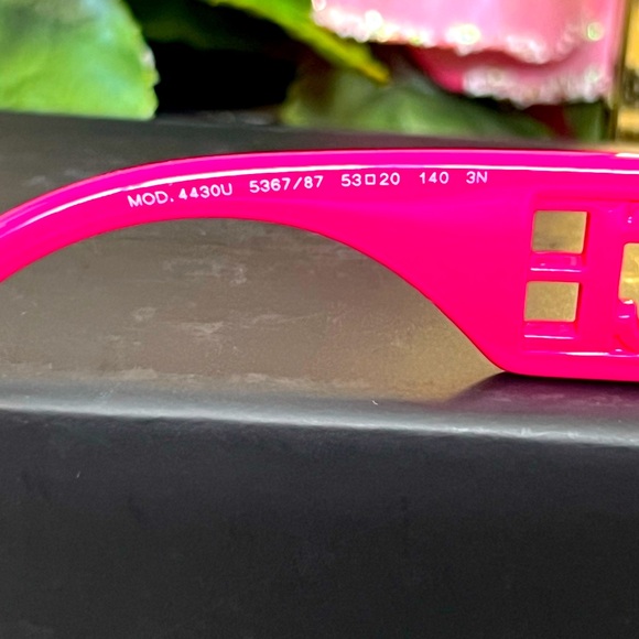 Versace Unisex Sunglasses in Hot Pink - Picture 7 of 12